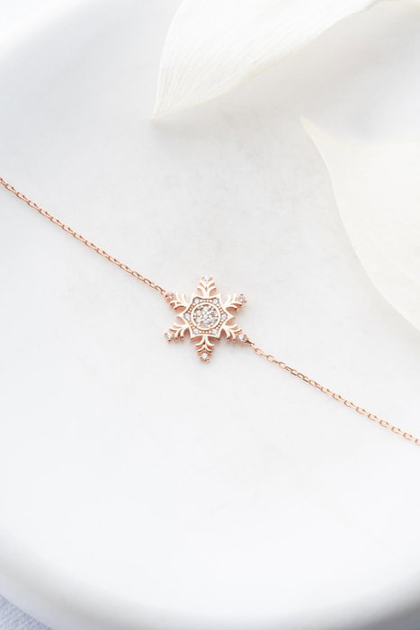 Heliophilia Silver Pulsera de Plata de Ley 925 con Baño de Oro Rosa y Circón Heliophilia Silver Pulsera de Plata de Ley 925 con Baño de Oro Rosa y Circón